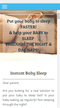 Mobile Screenshot of instantbabysleep.com